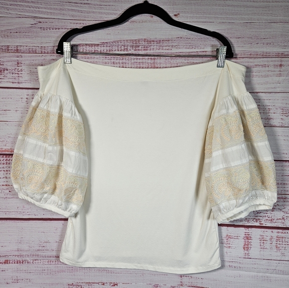 Free People Rock With It Off The Shoulder Top - Picture 4 of 16